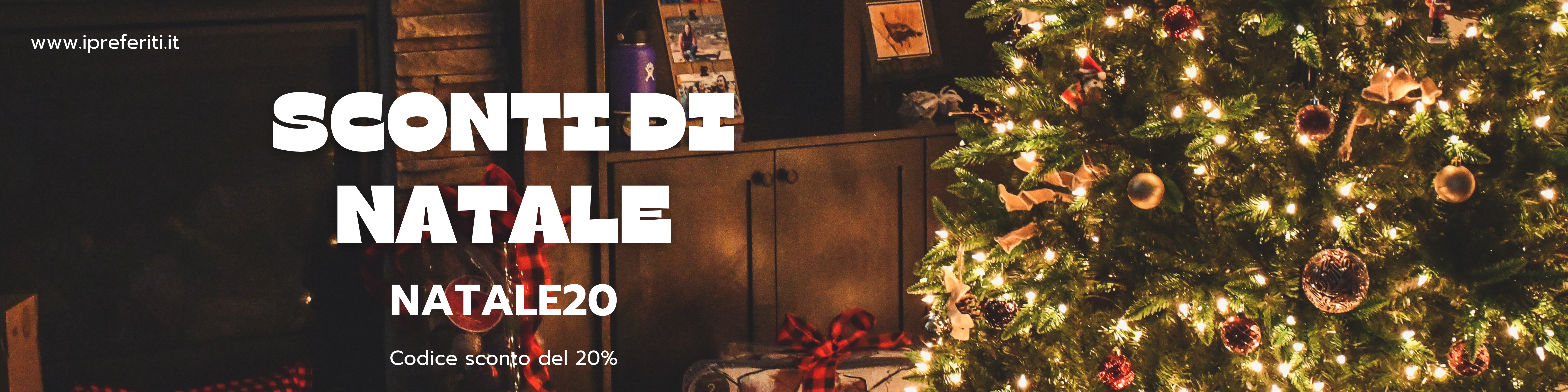 Sconti di Natale - Codice NATALE20